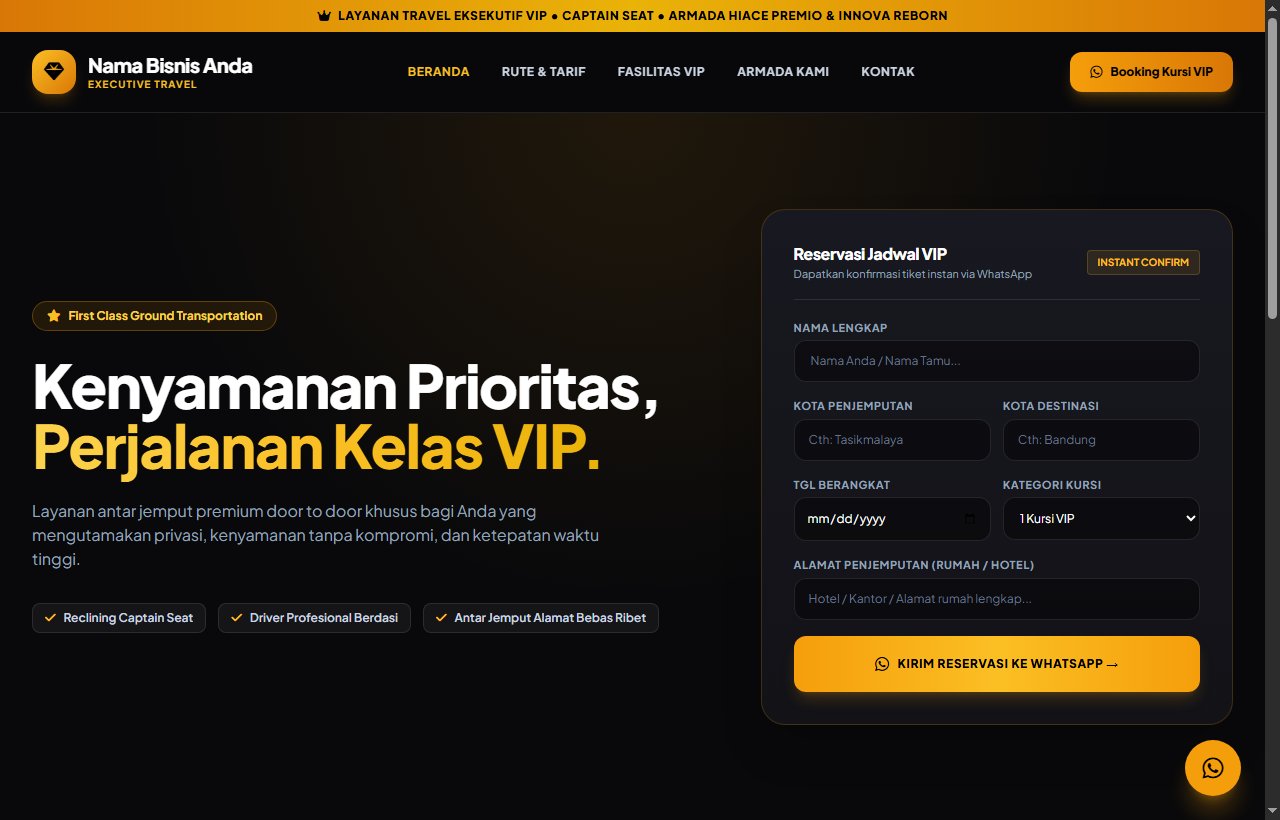 Template Executive VIP Dark Theme